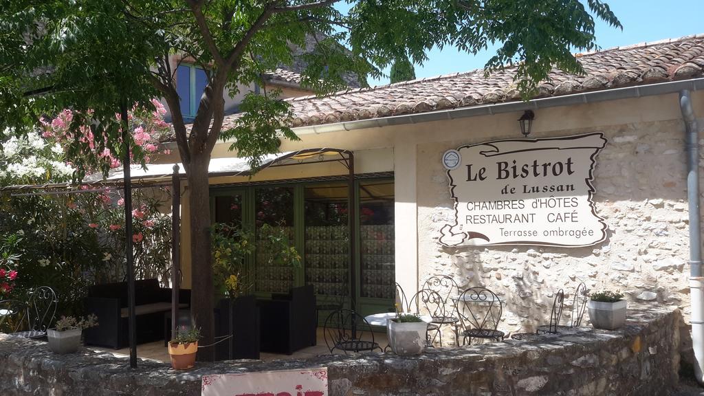 Auberge Le Bistrot De Lussan Lussan  Esterno foto